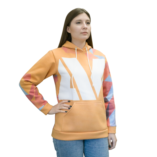 Худи унисекс с полной запечаткой