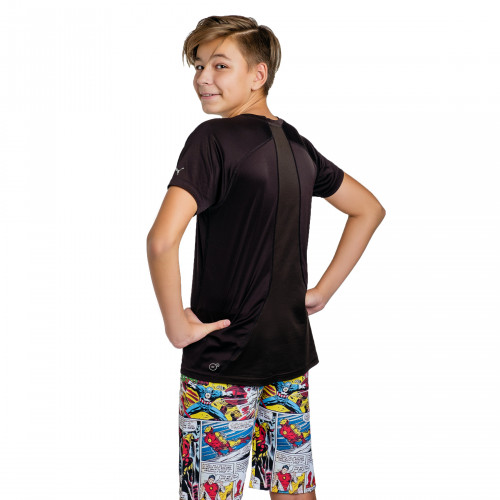 Шорты спортивные детские, материал: прима с полной запечаткой