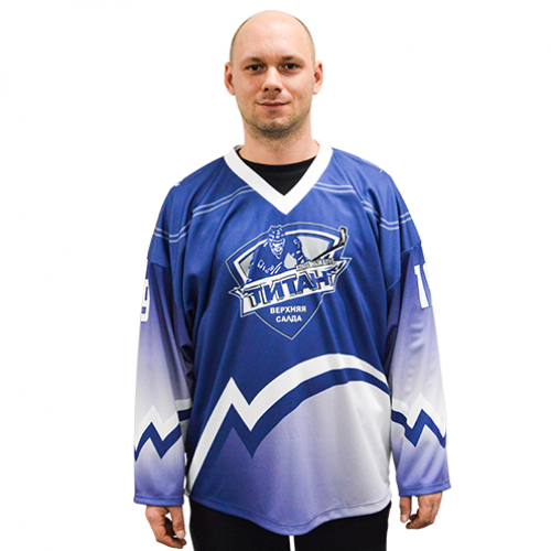 Хоккейный свитер болельщика с полной запечаткой, взрослый