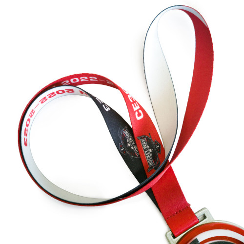 Лента для медалей жаккардовая с двухсторонней печатью