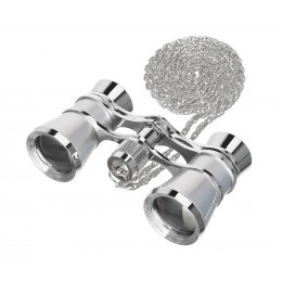 Театральный бинокль Broadway 325B, серебристый