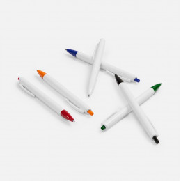 Ручка шариковая Tick, белая