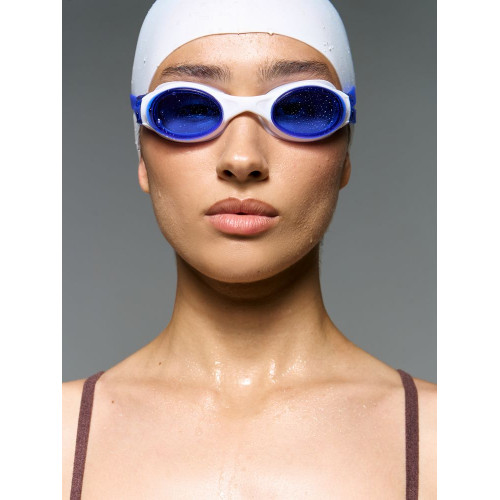 Очки для плавания Swimatic, синие с белым