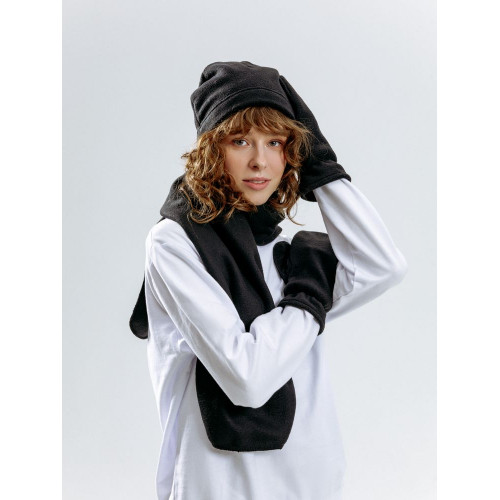 Шапка Fleecy, черная