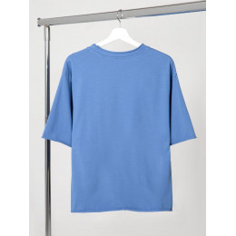 Футболка оверсайз Vozduh 2.0, синяя