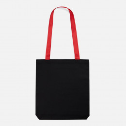 Шопер B4, черный с красными ручками