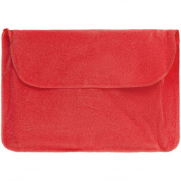 Надувная подушка под шею в чехле Sleep, красная