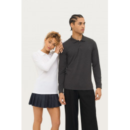 Рубашка поло женская с длинным рукавом Perfect LSL Women, белая