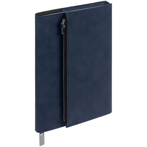 Ежедневник Grace на заказ, недатированный, темно-синий