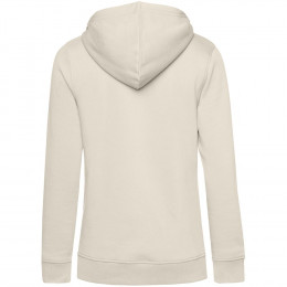 Толстовка с капюшоном женская BNC Inspire (Organic), молочно-белая