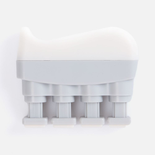 Эспандер кистевой FingerTap, серый с белым