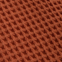 Плед вафельный Elenglect, оранжевый