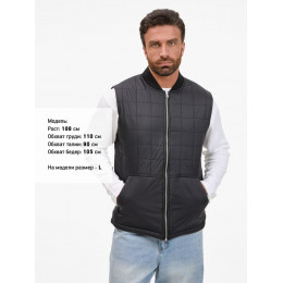 Жилет унисекс Warmbridge, черный