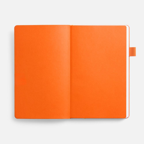 Ежедневник White Shall, недатированный, бело-оранжевый