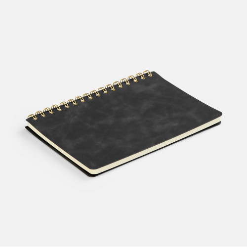 Ежедневник Spiral, недатированный, черный