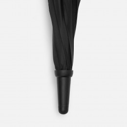 Зонт-трость Hidecolor с цветными спицами, черный с красным