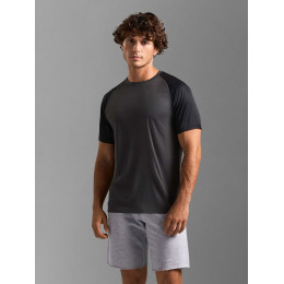 Футболка спортивная унисекс Vortex, темно-синяя