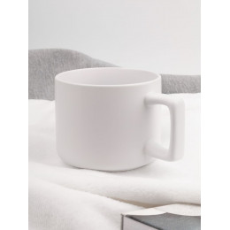 Чашка Jumbo в коробке матовая, белая