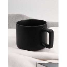 Чашка Jumbo в коробке матовая, черная