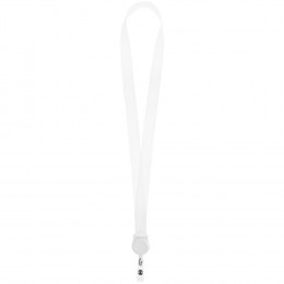 Лента для бейджа с ретрактором Retract, ver.2, белая