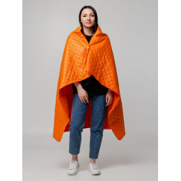 Плед-пончо для пикника SnapCoat, оранжевый