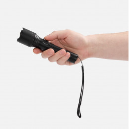 Фонарь аккумуляторный с фокусировкой луча FarSee, черный