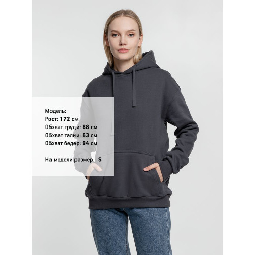 Худи Kirenga Heavy 2.0, темно-серое (графит)