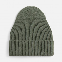 Шапка Catch Match без помпона, зеленая (полынь)