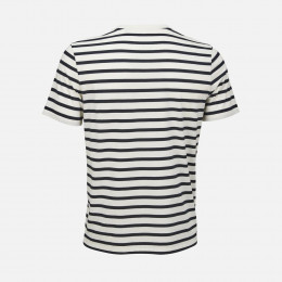 Футболка унисекс Legend, молочно-белая с темно-синим