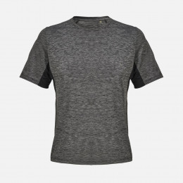 Футболка спортивная унисекс Storm, черный меланж