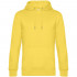Толстовка с капюшоном унисекс King, желтая