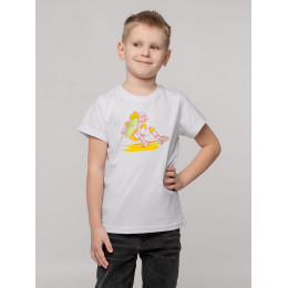 Футболка детская Skateboard, белая