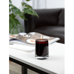 Ароматическая свеча Fragnola, грейпфрут и ветивер, бордовая