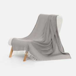 Плед «Гирвас», темно-бежевый