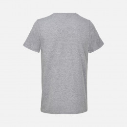 Футболка унисекс Regent с V-образным вырезом, серый меланж