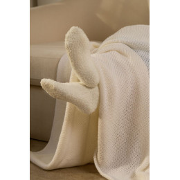 Плед Knitly, белый