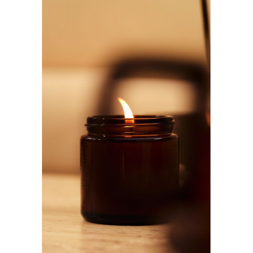 Свеча ароматическая Calore, кедр и кожа