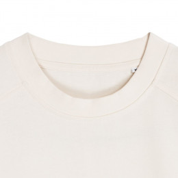 Футболка оверсайз унисекс Sideline, молочно-белая