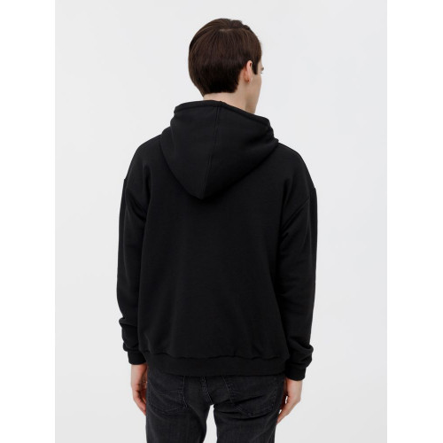 Толстовка унисекс оверсайз на молнии Zippy Terry, черная