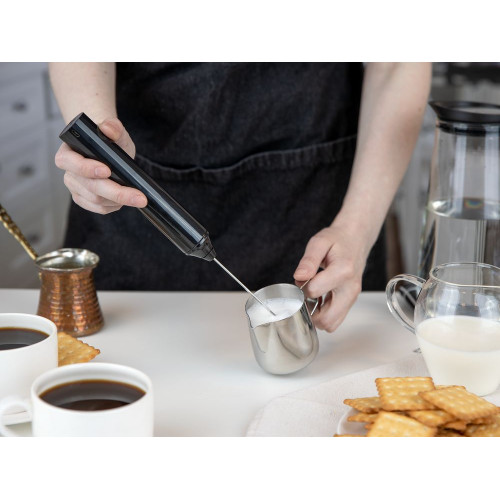 Беспроводной вспениватель молока Cuptavia, черный