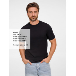Футболка унисекс T-Bolka 180, черная