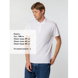 Рубашка поло мужская Spring 210, бежевая