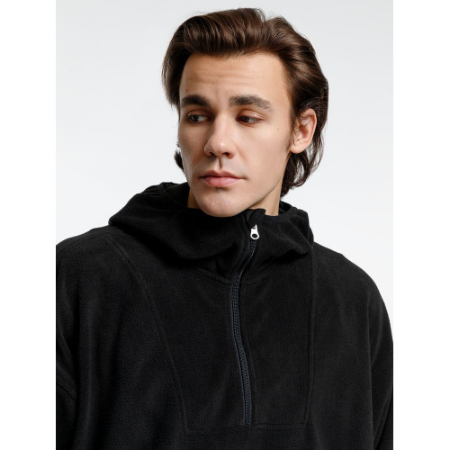 Анорак флисовый унисекс Fliska, черный