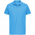 Рубашка поло унисекс Pacific, ярко-бирюзовая