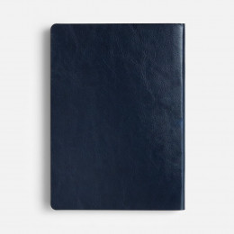 Ежедневник Doppio, недатированный, синий с оранжевым