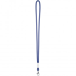 Шнурок для бейджа Tube Metal, синий