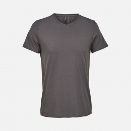 Футболка унисекс Regent с V-образным вырезом, темно-серая