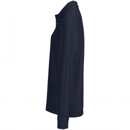 Рубашка поло унисекс с длинным рукавом Pacific LSL, кобальт (темно-синяя)