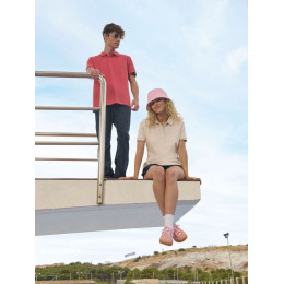 Рубашка поло унисекс Pacific, серая