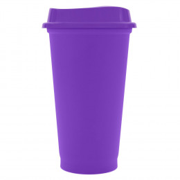 Стакан с крышкой Color Cap, фиолетовый